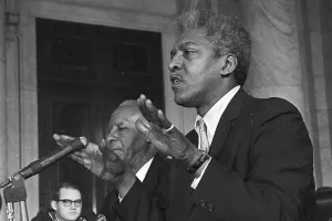 Philip Randolph Prints: A. Phillip Randolph and Bayard Rustin Speaking to Subcommittee