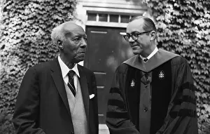 Philip Randolph Prints: A. Phillip Randolph W/Dean Of Harvard Business School