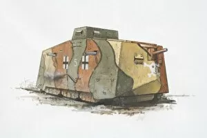 A7V, German army tank