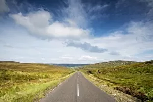 The A836 at Achnabourin, Sutherland, Scotland, Great Britain, Europe