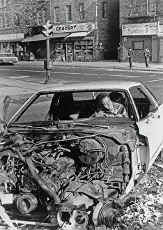 Huty28212 Prints: Abandoned Car, Bronx, NYC