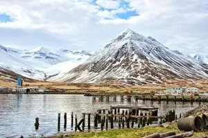 Images Dated 30th May 2015: Abandoned jetties, Siglufjordur