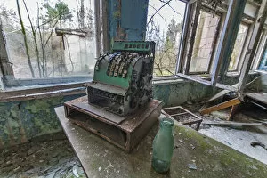 Images Dated 2nd March 2014: Abandoned school in the city of Pripyat, Ukraine