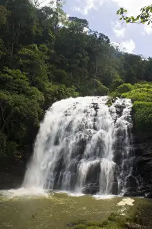Falling Water Prints: Abbe falls, Madikeri