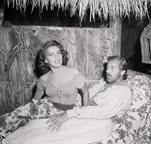 Abbe Lane and Cesar Romero