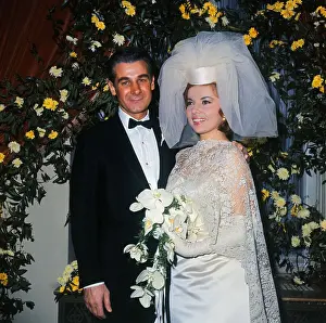 Abbe Lane and Perry Leff at Their Wedding