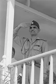 Baghdad Prints: Abdul Karim Kassem Saluting