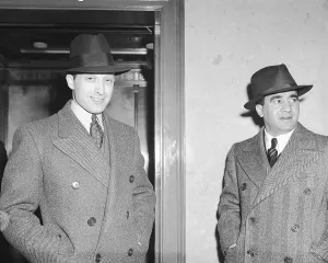 Assassin Prints: Abe Kid Twist Reles and Albert Tannenbaum Testifying in the Murder of Irving Penn