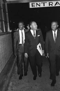 Minister Prints: Abernathy, Shuttlesworth, King Walk Solemn