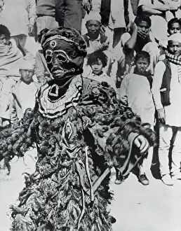Tibet Prints: Abominable Snowman Dance