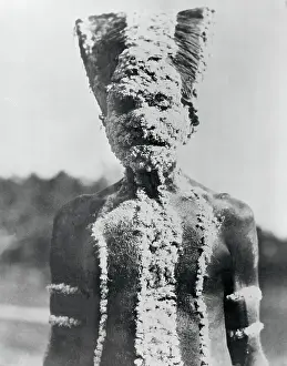Aborigine in Tribal Paint