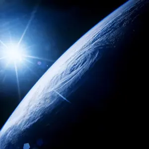 Earth Planet Prints: Above, Aerospace Industry, Astronomy, Bright, Earth (Planet), Exploration, Final Frontier