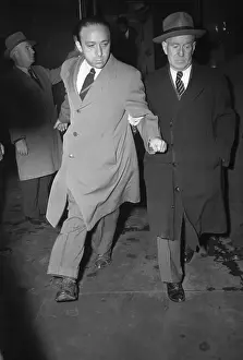 Espionage Prints: Abraham Brothman Arriving at Federal Court
