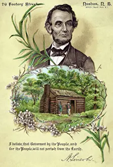Cabin Prints: Abraham Lincoln Calendar From 1892
