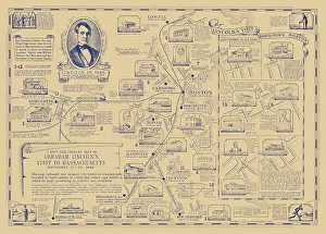 Tour Prints: Abraham Lincoln's Visit to Massachusetts
