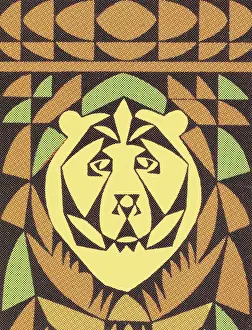 Illustration A Prints: Abstract Bear