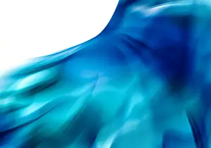 Abstract Blue Green Watercolor Ink Flow Paint, Hand Draw fluid Modern Art Design Background
