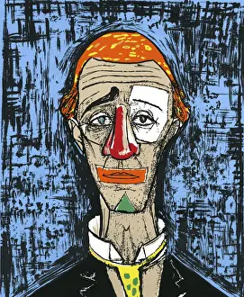 Abstract Prints: Abstract Clown
