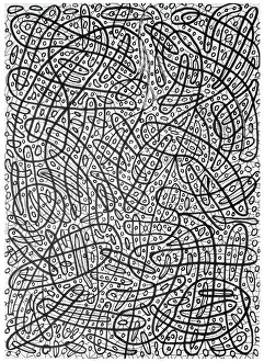Object Prints: Abstract Drawing (Disegno astratto)