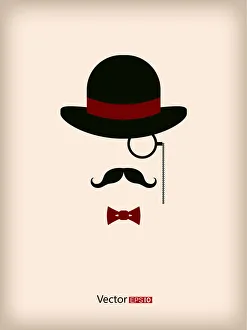 Images Dated 24th May 2018: Abstract gentleman