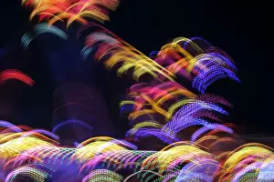 Night Time Prints: Abstract light painting