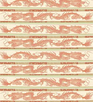 Dragon Prints: Abstract pattern
