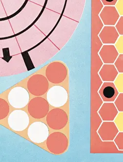 Hexagon Prints: Abstract pattern