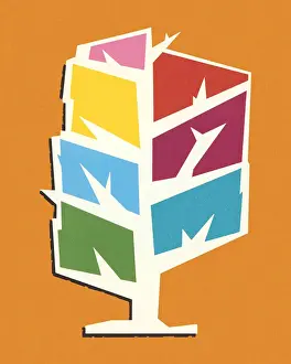 Illustrat Prints: Abstract Tree