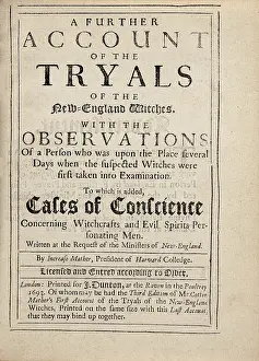The Pierce Archive Prints: A Further Account of the Tryals