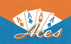 Images Dated 3rd September 2003: Four aces