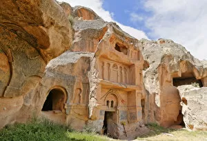 Images Dated 9th May 2014: Aciksaray or Open Palace monastery, Gulsehir, Nevsehir Province, Cappadocia