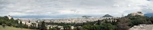 Historical Geopolitical Location Collection: Acropolis and Athens panorama