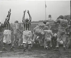 Action Between Baltimore Colts and New York Yankees