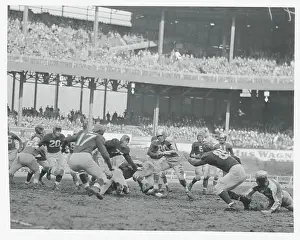 Action on the Football Field