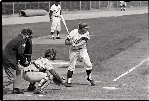 Action Shot Of Harmon Killebrew Batting