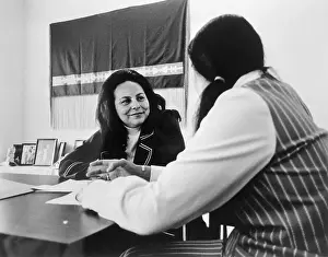 Activist LaDonna Harris with Unidentified Native American Girl