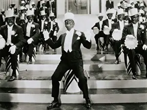 Minstrel Prints: Actor Al Jolson Performing in Black Face