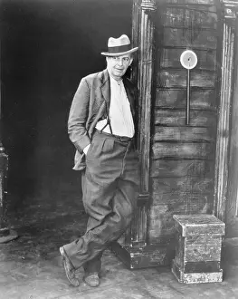 Stage Set Prints: Actor Alfred Lunt in The Visit on Broadway