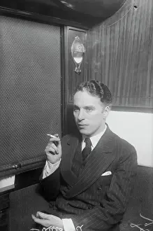 Actor Charlie Chaplin with Cigarette