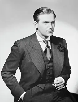 Actor Douglas Fairbanks Jr. with Cigarette