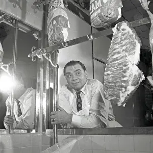 Actor Ernest Borgnine Star of Marty Visiting to Marty's Bronx Habitat