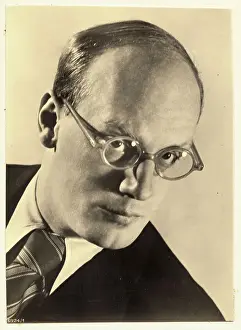 Actor Gustav Grundgens Wearing Eyeglasses