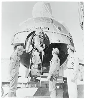 Actor Guy Madison on Balloon Set