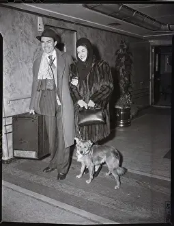 Leash Prints: Actor James Mason and His Wife