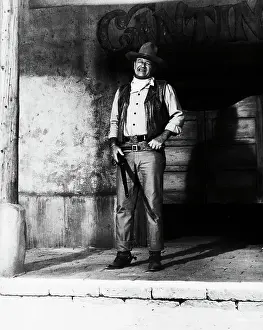 Actor John Wayne Starring in Rio Lobo