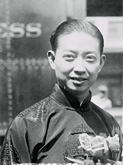 Actor Mei Lan-Fang Smiling