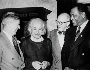 Princeton Prints: Actor Paul Robeson with Albert Einstein