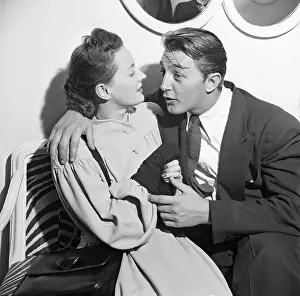 Cigarette Prints: Actor Robert Mitchum and Wife Dorothy