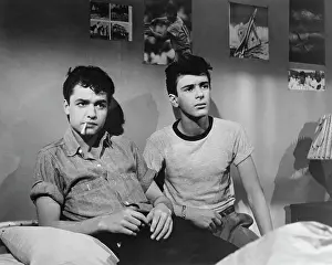 Pensive Prints: Actor Sal Mineo with Cigarette