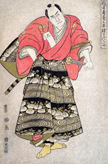 Woodblock Prints: Actor Samurai
